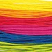 PlayBox: Zestaw 6 kolorowych odblaskowych sznurków 4 mm x 2,6 m