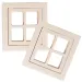 PlayBox: Zestaw drewnianych okien 2 szt. 8x8,5 cm