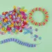PlayBox: Zestaw plastikowych koralików w kształcie kolorowych płatków śniegu, 6200 sztuk