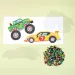 PlayBox: Zestaw prasowanych koralików MIDI do wyścigówek, 5 mm