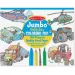 Pojazdy Jumbo kolorowanka - Melissa &amp; Doug