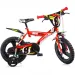 Profesjonalny czerwony rowerek dziecięcy w rozmiarze 14 - rower Dino Bikes
