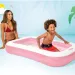 Prostokątny różowy basen dla dzieci 166x100x25 cm – Intex
