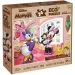Przygody Myszki Minnie i Kaczki Daisy 2 w 1, układanka Eco maxi 24 elementy i kolorowanka 70x50 cm - Lisciani