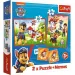 Psi Patrol 2 w 1 puzzle i gra pamięciowa - Trefl