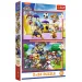 Psi Patrol grający dzień 2x24-elementowe puzzle - Trefl