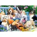 Psy w parku 1000-elementowe puzzle - Trefl
