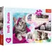 Puzzle 160 elementów z uroczymi kotkami - Trefl