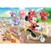 Puzzle 200 elementów - Daisy i Minnie na plaży - Trefl