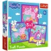 Puzzle 3 w 1 Świnka Peppa 20-36-50 elementów - Trefl