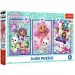 Puzzle 3x80 elementów "Kolorowe dni Gabiego" - Trefl