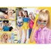 Puzzle Barbie 100 elementów z brokatem - Trefl