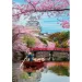 Puzzle HQC 1000 elementów z zamkiem Himeji wiosną - Clementoni