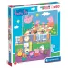 Puzzle Peppa Pig 2x60 elementów - Clementoni