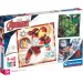 Puzzle Supercolor 3x48 elementów Avengers - Clementoni