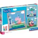 Puzzle Supercolor Peppa Pig 3x48 sztuk - Clementoni