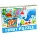 Puzzle dla dzieci z motywem morskich zwierząt - D-Toys
