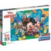 Puzzle supercolor z 104 elementów: Myszka Miki i przyjaciele – Clementoni