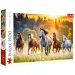 Puzzle z dzikimi końmi 1500 elementów - Trefl