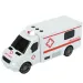 RC Ambulans zdalnie sterowany z efektami świetlnymi i dźwiękowymi, skala 1/24, 20 cm