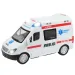 RC Ambulans zdalnie sterowany z efektami świetlnymi, skala 1:48, 27 MHz, 23 cm