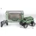 RC Off-Road Military zdalnie sterowany wojskowy Hummer z oświetleniem 27 MHz 22 cm w skali 1/16