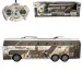 RC Zdalnie Sterowany Autobus Jurassic City z światłem 27MHz w skali 1/32, 25cm