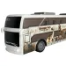 RC Zdalnie Sterowany Autobus Jurassic City z światłem 27MHz w skali 1/32, 25cm
