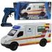 RC Zdalnie sterowana biała karetka pogotowia z efektami świetlnymi 2,4GHz skala 1/12 30cm