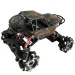 RC Zdalnie sterowany Jeep Cross Country z bocznym ruchem, zawieszeniem sprężynowym i efektami świetlnymi 21 cm 2,4 GHz