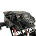 RC Zdalnie sterowany Jeep Cross Country z bocznym ruchem, zawieszeniem sprężynowym i efektami świetlnymi 21 cm 2,4 GHz