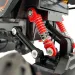 RC Zdalnie sterowany Jeep Cross Country z bocznym ruchem, zawieszeniem sprężynowym i efektami świetlnymi 21 cm 2,4 GHz