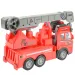 RC Zdalnie sterowany wóz strażacki z dźwigiem i efektami świetlnymi, skala 1/43, 27 MHz, 20 cm