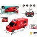RC Zdalnie sterowany wóz strażacki z efektami świetlnymi i dźwiękowymi, skala 1:18, 20 cm