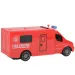 RC Zdalnie sterowany wóz strażacki z efektami świetlnymi, skala 1/30, 20 cm