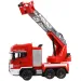 RC Zdalnie sterowany wóz strażacki z podnośnikiem i armatką wodną w skali 1/24 27 MHz 30 cm