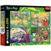 Rick i Morty Szalone Przygody 4x250-elementowe puzzle - Trefl
