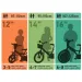 Rower dziecięcy Hot Wheels 14” z uchwytem na bidon i bocznymi kółkami w kolorze pomarańczowo-czarnym – rower Dino Bikes