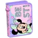 Rozkładany piórnik Minnie Mouse w pastelowych kolorach 21x14x3,5 cm
