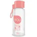 Różowa przezroczysta butelka 650ml