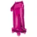 Różowe balony foliowe w kształcie cyfry 1 – 96 cm