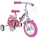 Różowo-biały rowerek dziecięcy z jednorożcem w rozmiarze 10 - rower Dino bikes