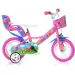 Różowy rowerek dziecięcy Peppa Świnka w rozmiarze 12 - rower Dino Bikes