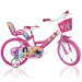 Różowy rowerek dziecięcy Princess w rozmiarze 16 cali - rower Dino Bikes