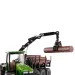 SIKU traktor do transportu drewna John Deere 1/50