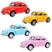 Samochodzik Volkswagen Garbus na napęd wsteczny z światłem i dźwiękiem 1/32 w różnych wersjach