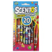 Scentos: Zestaw 20 pachnących kredek woskowych