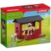 Schleich Farm World – Zestaw z budą dla psa z golden retrieverami (42722)
