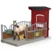 Schleich: Farm World - Stajnia z figurką konia Mustang zestaw do zabawy (42724)