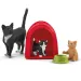 Schleich: Farm World - Zestaw do zabawy dla uroczych kotków (42501)